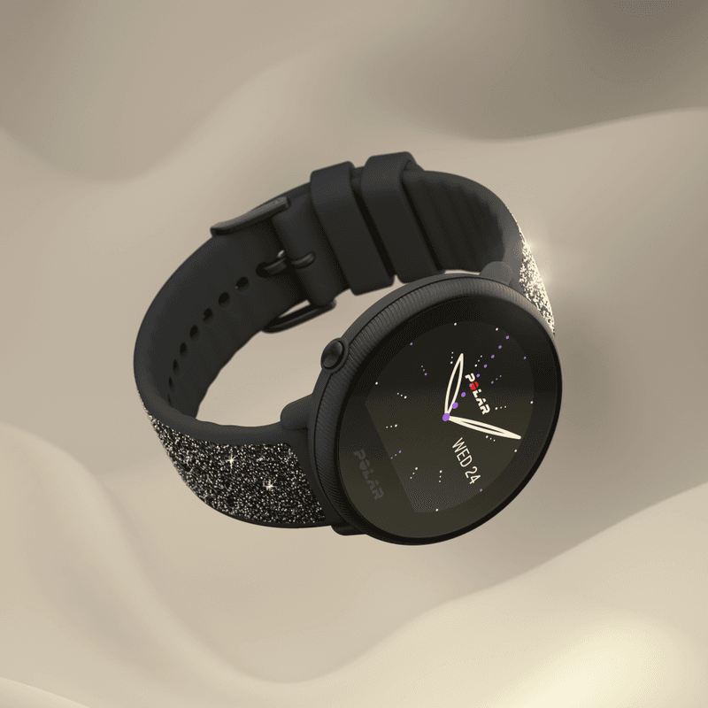 Polar Crystal Wristband - Obsidian 20mm