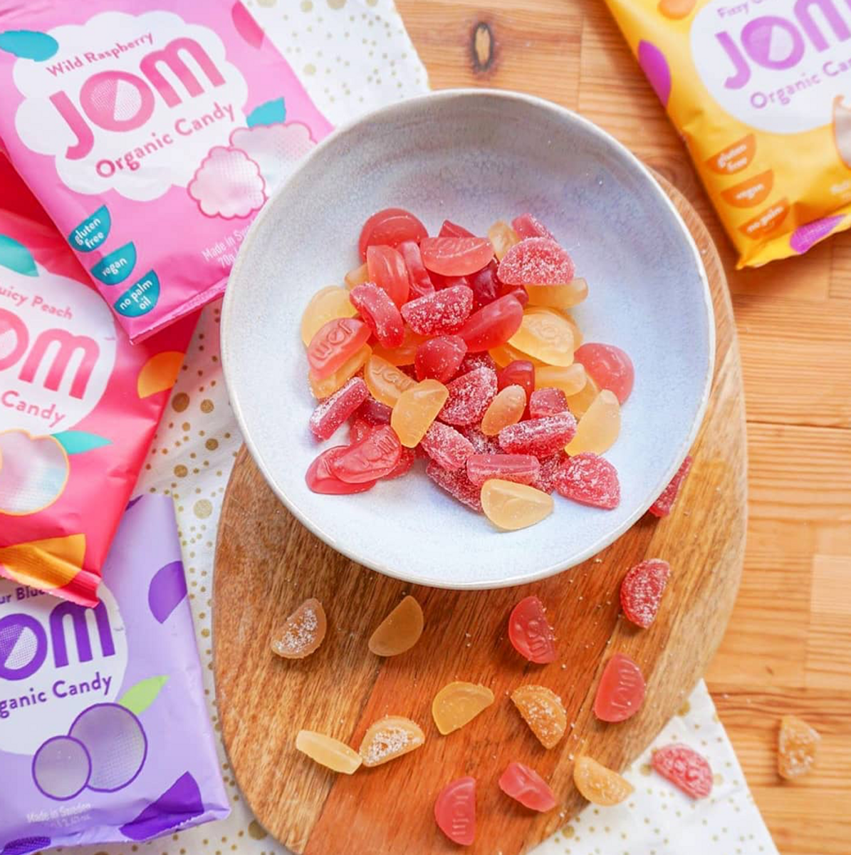 Jom Gummy Candy Raspberry Blackberry 70g Fight It