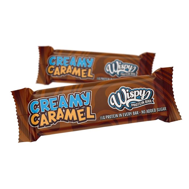Hovedbilde Wispy Proteinbar - Creamy Caramel 55g