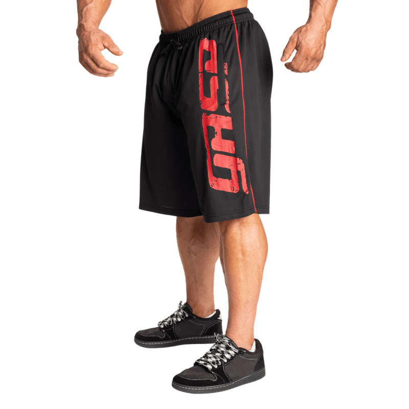 GASP - Pro Mesh Shorts - Black/Red