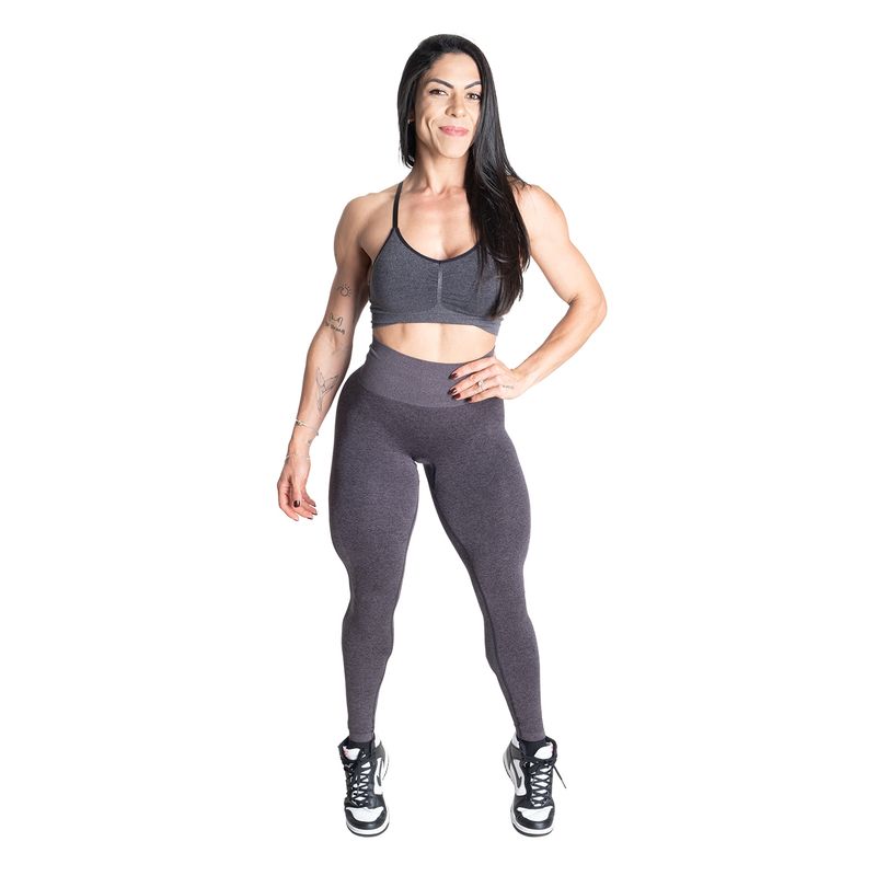 Better Bodies Curve Scrunch Leggings - Black Melange