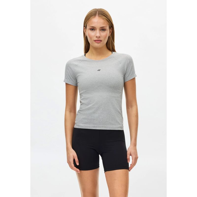 Rôhnisch - Seamless Flex Tee - Grey Melange