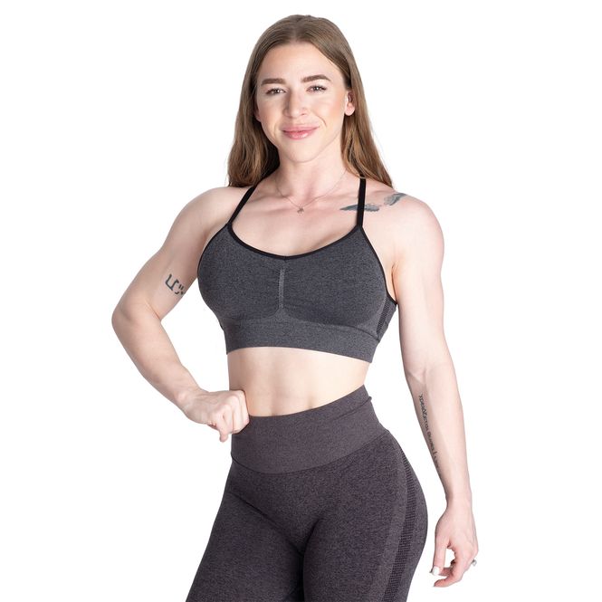 Hovedbilde Better Bodies Curve Scrunch Bra - Black Melange