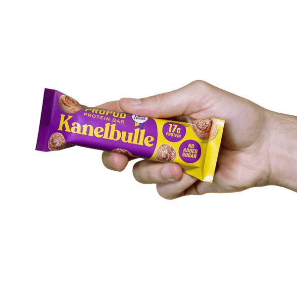 Hovedbilde Njie - ProPud Proteinbar - Kanelbulle (12x55g)