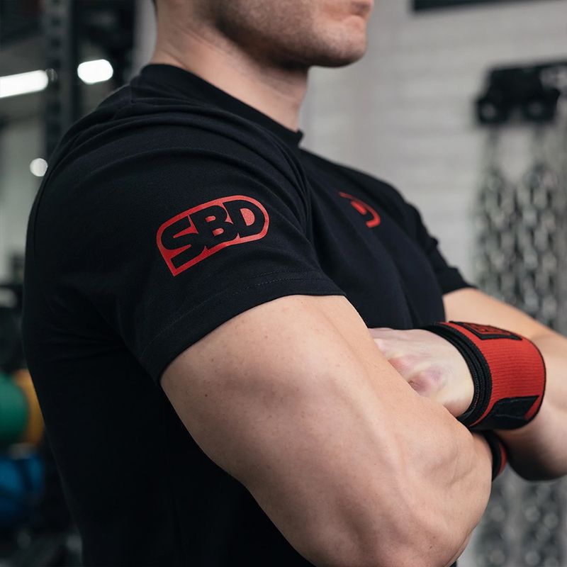 SBD - Competition T-Shirt Women's - Black w/Red