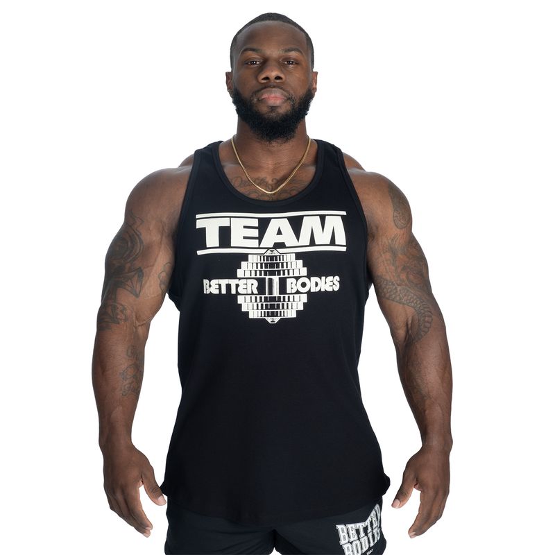 Better Bodies Team Rib Essential T-Back - Black