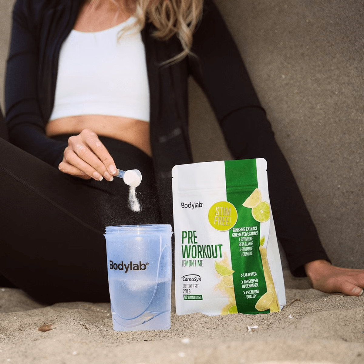 Bodylab - Pre-Workout Lemon Lime Stim-Free 200g