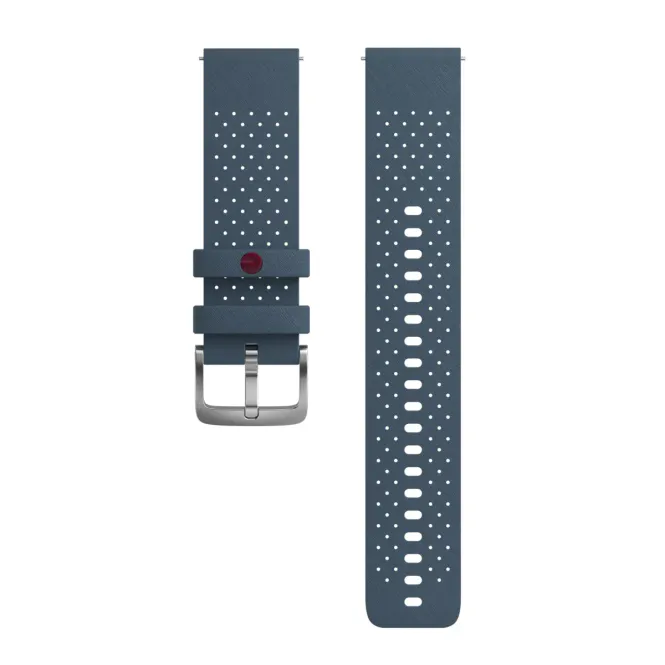Hovedbilde Polar Silicon Wristband 22mm Blue/Grey S-L