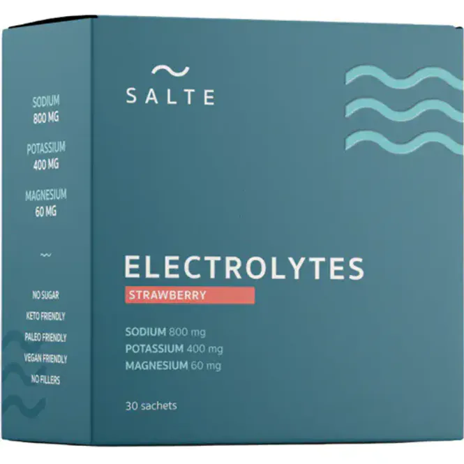Hovedbilde Salte Elektrolytter - Jordbær 30pk