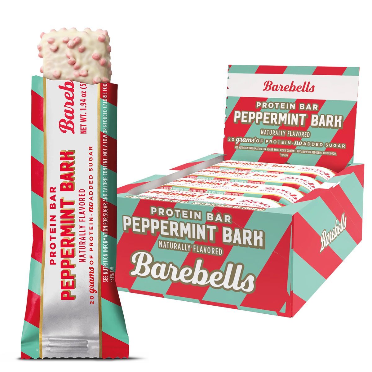 Barebells Proteinbar - Peppermint Bark (12x55g)