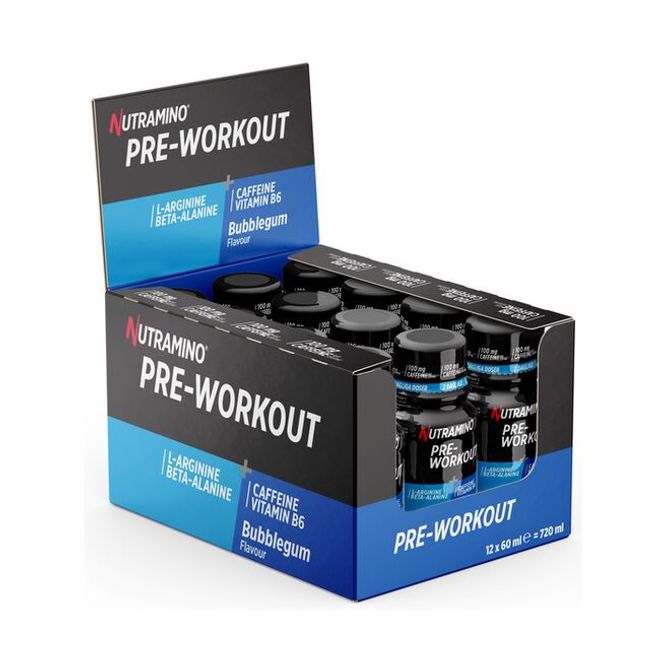 Hovedbilde Nutramino - PWO SHOT - Bubblegum 12x60ml
