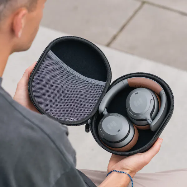 Hovedbilde Miiego - MOOVE 55 Silence - Hybrid ANC Titanium/Brown