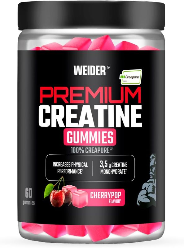 Weider - Premium PureCreatine 60 gummies - Cherrypop