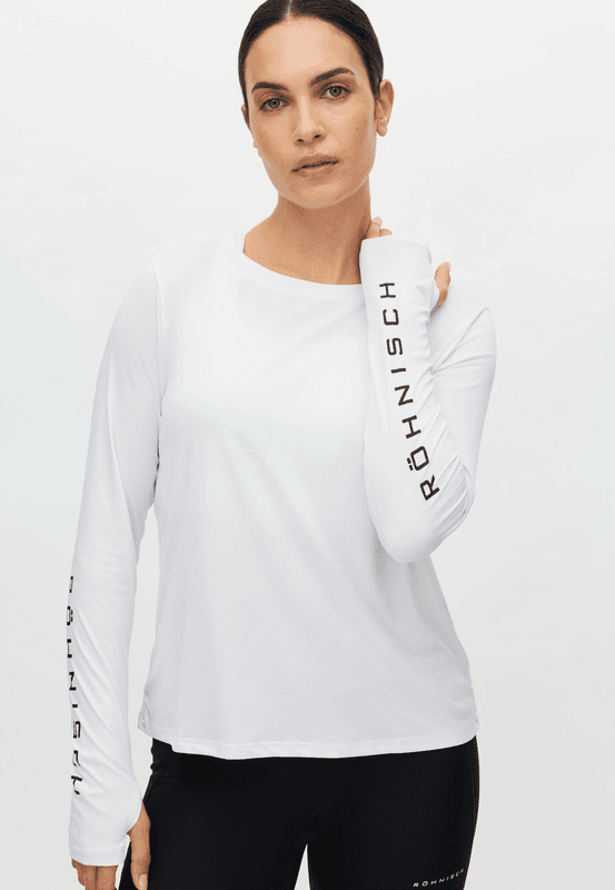 Rôhnisch - Team Logo Longsleeve - White