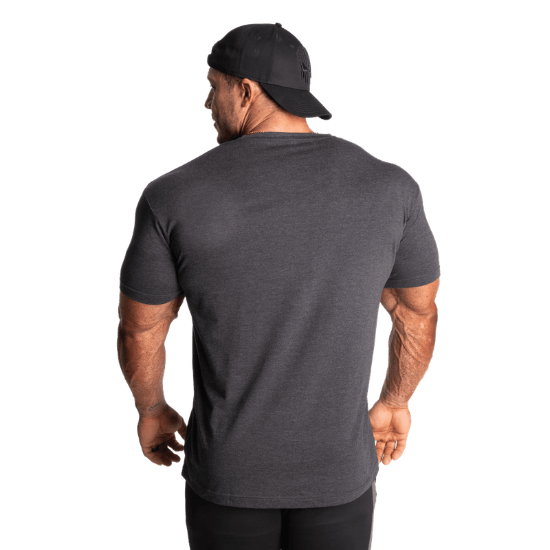 GASP Cadet Tee - Dark Grey Melange