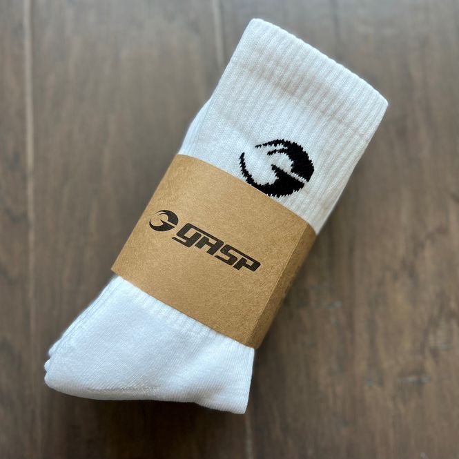 Hovedbilde GASP Crew Socks - White 3-pack