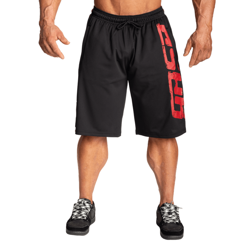 GASP - Pro Mesh Shorts - Black/Red