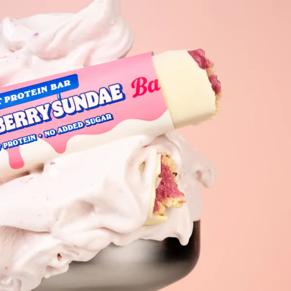 Hovedbilde Barebells Proteinbar - Strawberry Sundae 55g