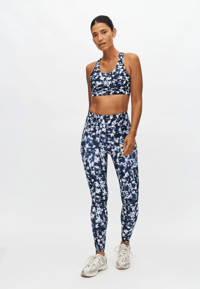 Rôhnisch - Printed High Waisted Tights - Indigo Bloom