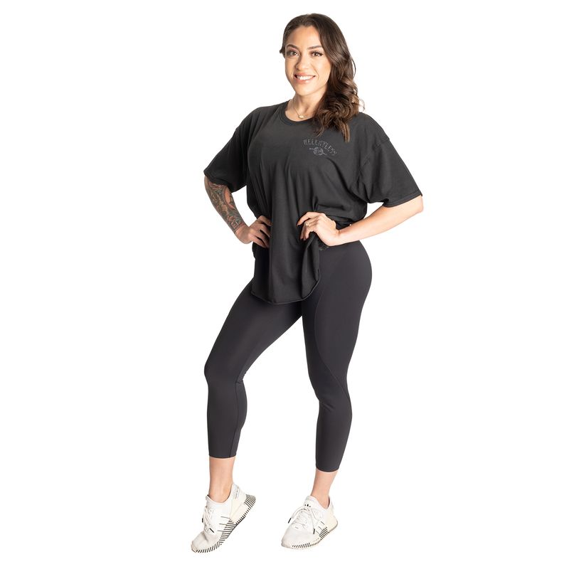 Better Bodies Relentless Oversized Tee - Washed Black