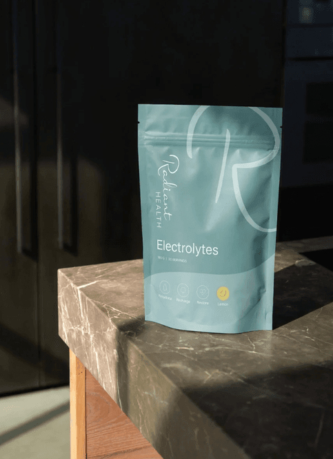 Hovedbilde Radiant Health - Elektrolyttpulver Lemon 180g