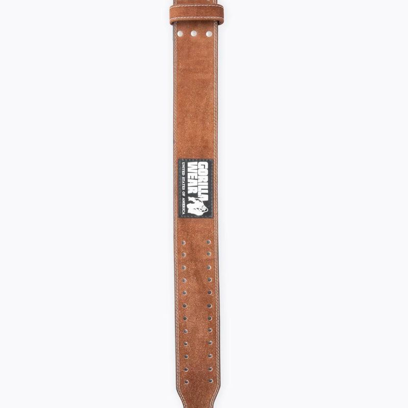 Gorilla Wear - Leather Lifting Belt Brown 10cm