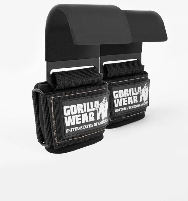 Hovedbilde Gorilla Wear - Weight Lifting Hooks Black/White
