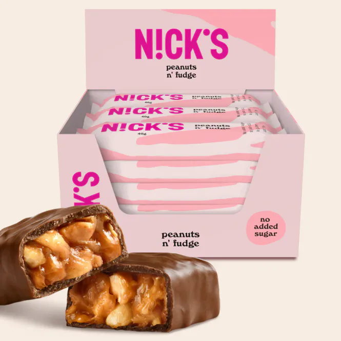 Hovedbilde Nicks - Peanuts n`Fudge Bar 40g