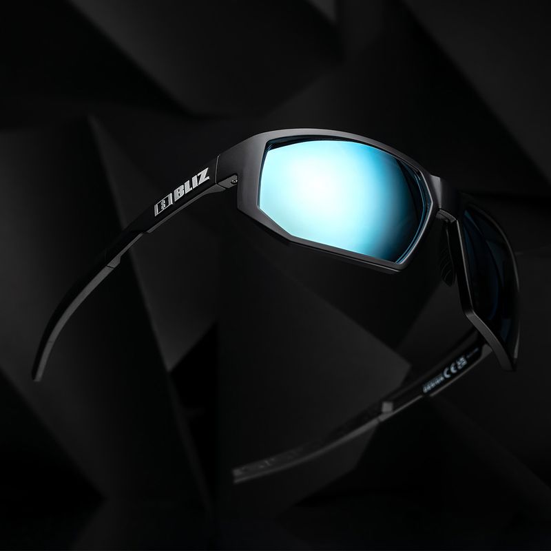 Bliz Arrow - Matt Black Brown w Blue Multi Lens