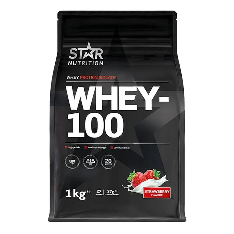 Star Nutrition Whey 100 Myseprotein 1kg