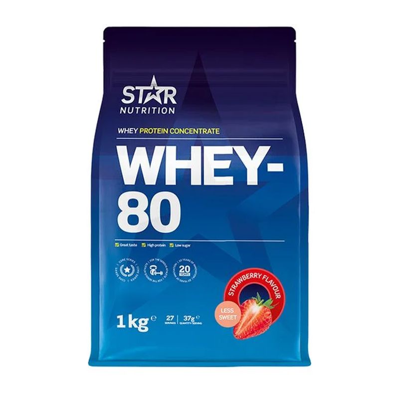 Star Nutrition Whey - Myseprotein 80 1kg